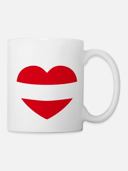 Austria Love! - Tasse - Weiß