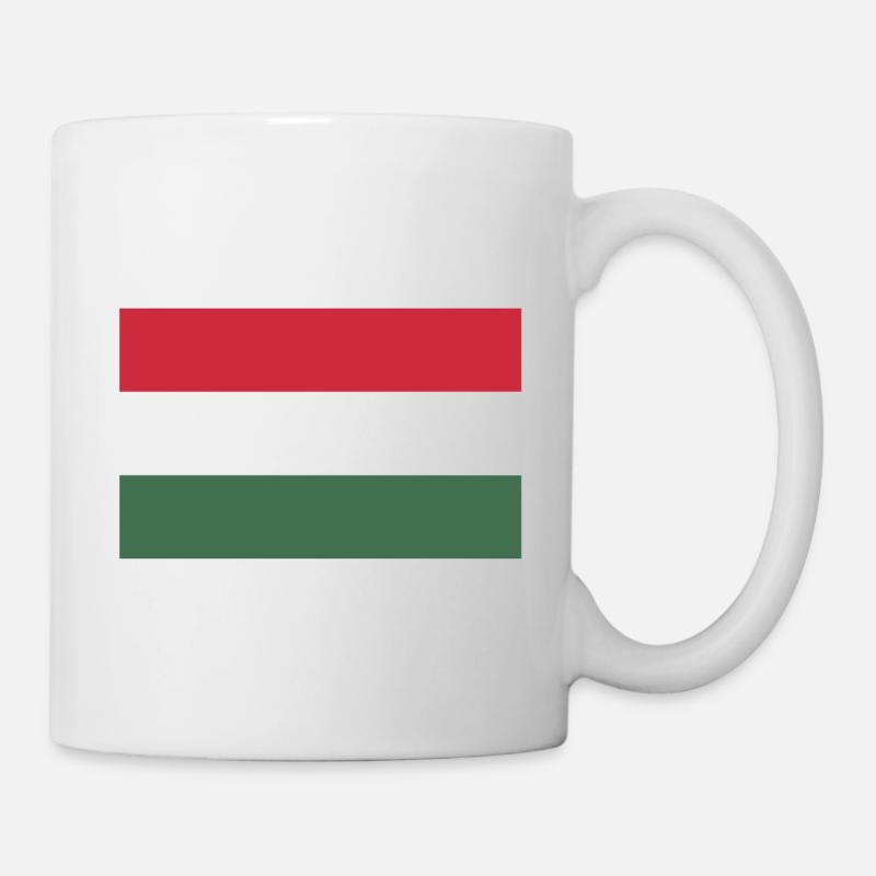 Ungarn Flagge - Tasse - Weiß