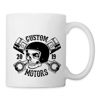 Custom Motors - Mug blanc - blanc - Droite