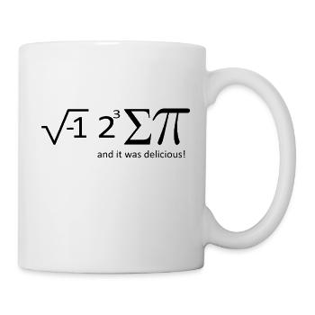 I ate some pie - Tasse - Weiß - Rechts