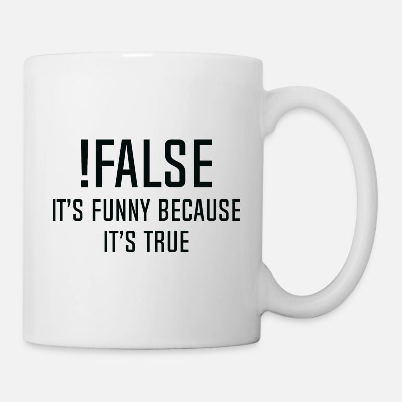 FALSE - Tasse - Weiß