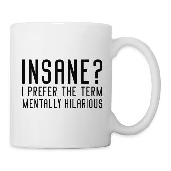 Mentally Hilarious - Mug - white - Right
