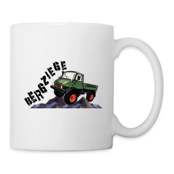Chèvres de montagne - Unimog - Hors route - Oldtimer - Mug blanc - blanc - Droite