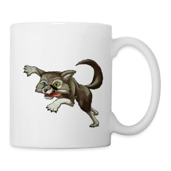 Crazy Wolf Cora - Tasse - Weiß - Rechts