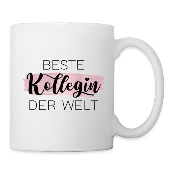 Beste Kollegin der Welt - Tasse - Weiß - Rechts
