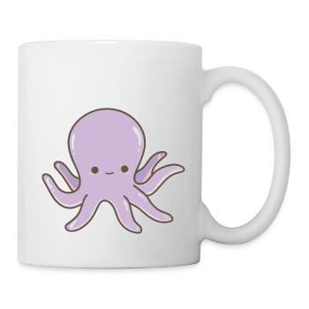 Octopus Cartoon - Mug - white - Right