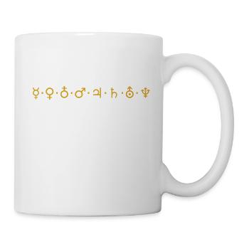 Planet Symbols Astrology Alchemy - Mug - white - Right