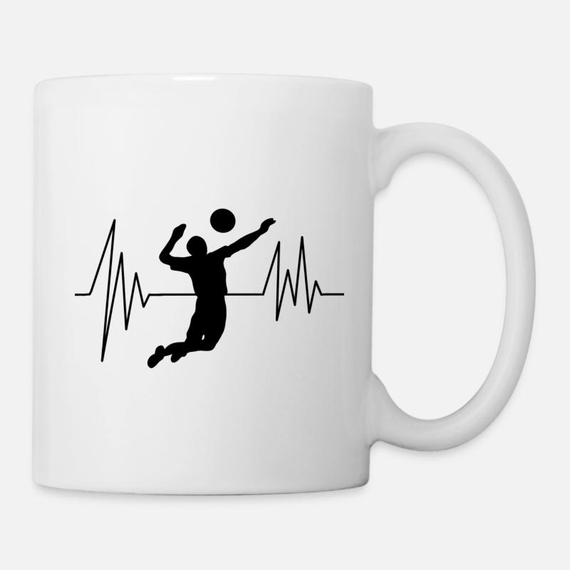 Volleyball - Tasse - Weiß