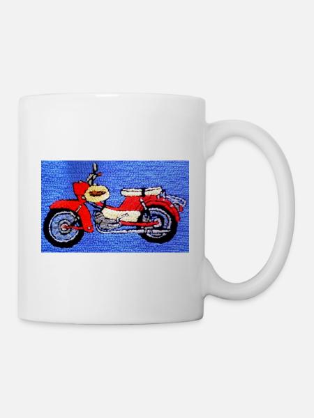 Kultmoped DDR - Tasse - Weiß