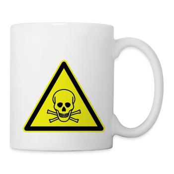 Toxic Warning. Toxic Warning - Mug - white - Right