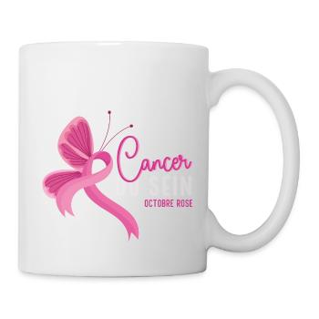 Ruben Rose De Sensibilisation Au Cancer Du Sein - Mug blanc - blanc - Droite