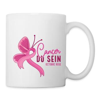 Ruben Rose De Sensibilisation Au Cancer Du Sein - Mug blanc - blanc - Droite