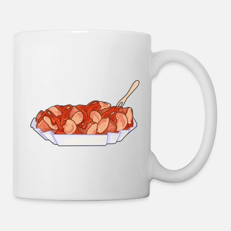 Currywurst - Mug blanc - blanc