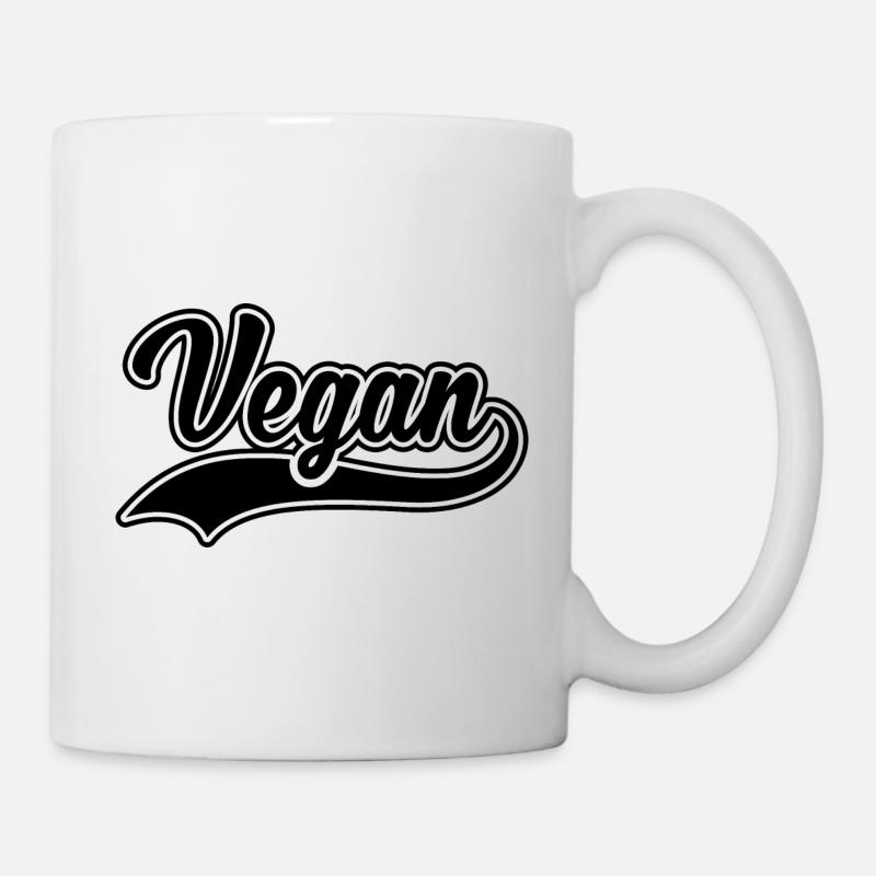 Vegan - Mug blanc - blanc