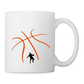 Basket-ball Basketball Basket - Mug blanc - blanc - Droite
