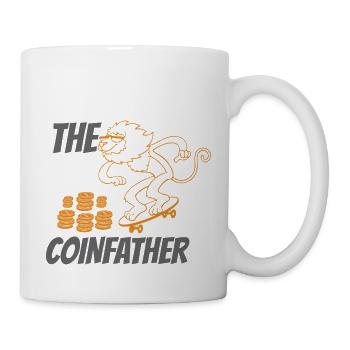 Bitcoin et Crypto, Coinfather - Mug blanc - blanc - Droite