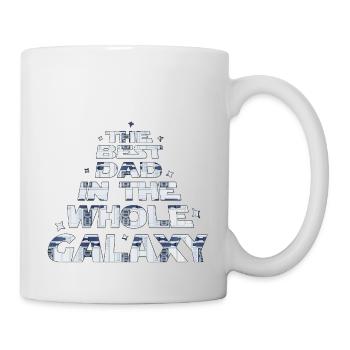 Der beste Vater in der ganzen Galaxie - Tasse - Weiß - Rechts
