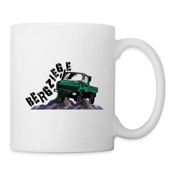 Bergziege - Unimog - Offroad - Oldtimer - Tasse - Weiß - Rechts