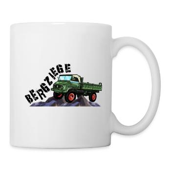 Bergziege - Unimog - Offroad - Oldtimer - Tasse - Weiß - Rechts
