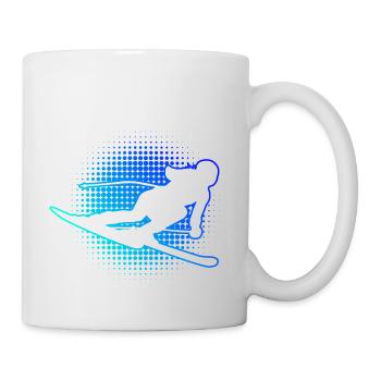 Ski Sports d’hiver Femmes SkiEuses Skieuses - Mug blanc - blanc - Droite