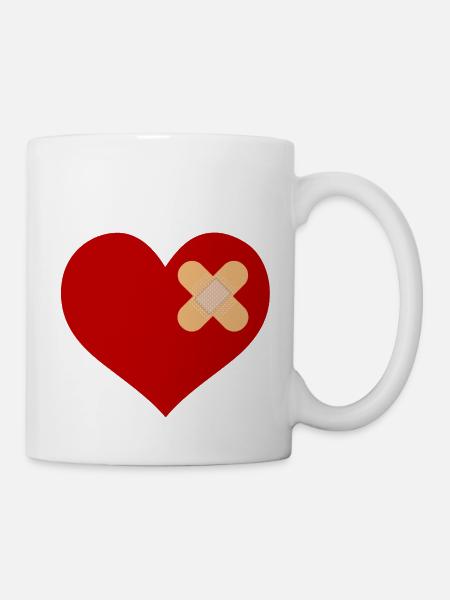 heartpatch - Mug blanc - blanc