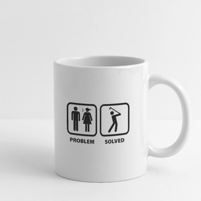 Problem Solved Golf Mug