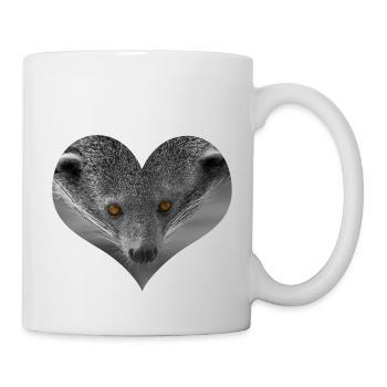 Binturong Herz - Tasse - Weiß - Rechts