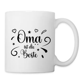 Oma ist die beste - Beste Oma - Tasse - Weiß - Rechts