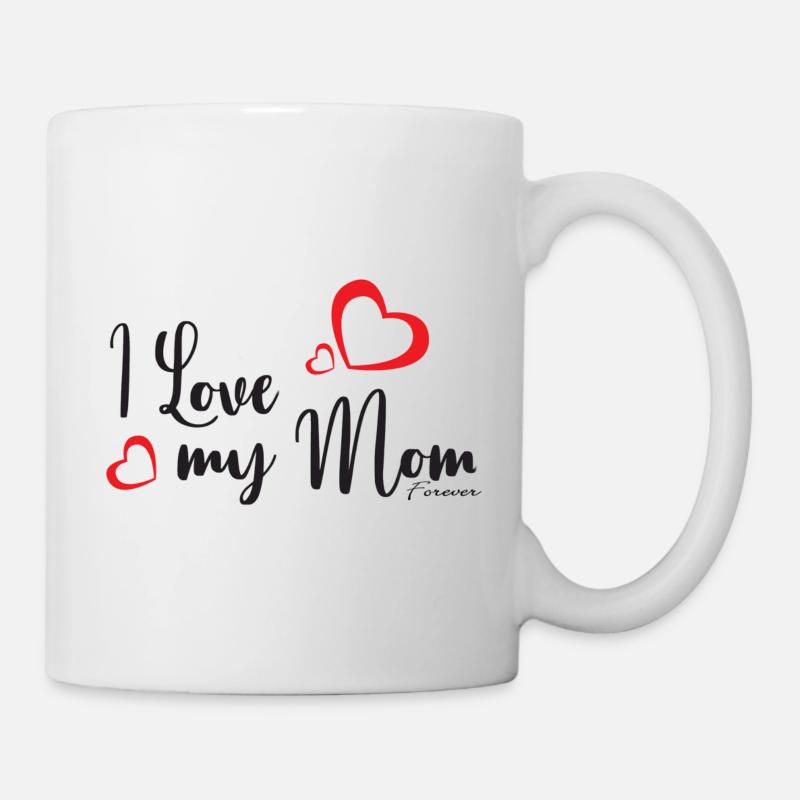 J’aime ma mère - Cadeau pour les mères - Mug blanc - blanc