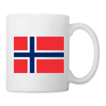 Norway Flag - Mug - white - Right