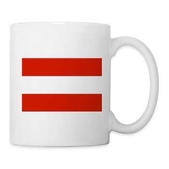 Austria Flag - Mug blanc - blanc - Droite