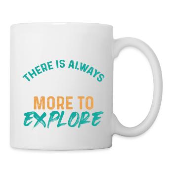 explore travel - Mug - white - Right