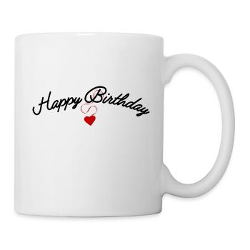 Bon anniversaire - Mug blanc - blanc - Droite