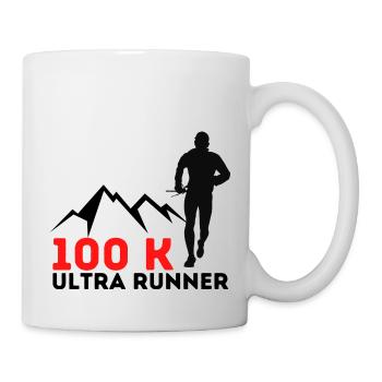 100k ultra runner - Mug - white - Right