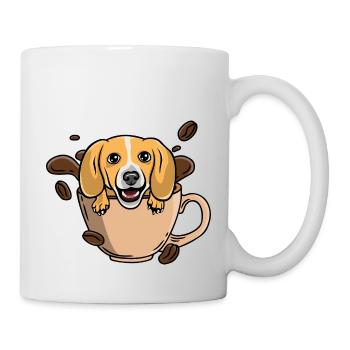 Coffee beagle - Mug - white - Right