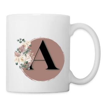 Buchstabe A - Tasse - Weiß - Rechts