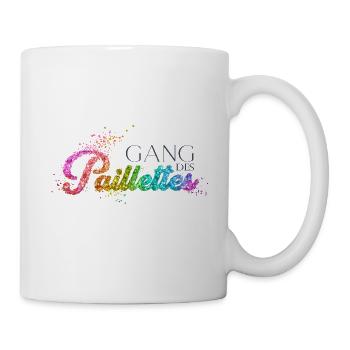 Gang des paillettes - Mug blanc - blanc - Droite