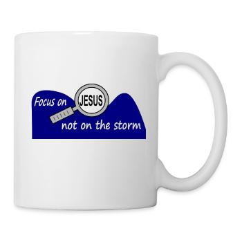 Focus on Jesus - Mug - white - Right