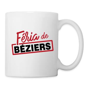 Féria de Béziers, fêtes de Béziers - Mug blanc - blanc - Droite