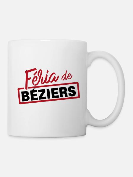 Féria de Béziers, fêtes de Béziers - Mug blanc - blanc