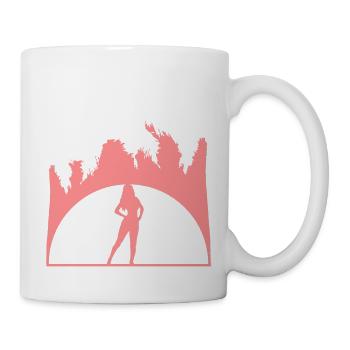 Frau Sexy Urlaub - Tasse - Weiß - Rechts