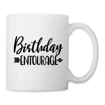 Birthday Entourage Matching Group Birthday Party - Mug - white - Right