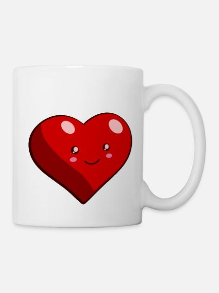 Heart - Tasse - Weiß