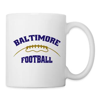 Baltimore Football - Mug - white - Right