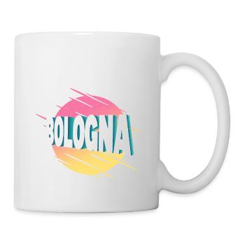 Bologna Italy City Font Vintage Retro - Mug - white - Right