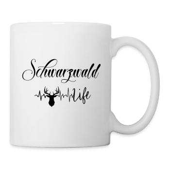 Schwarzwald Life and Love - Tasse - Weiß - Rechts