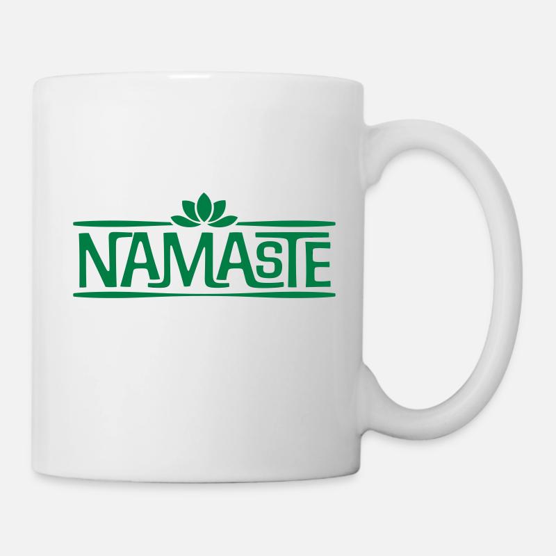 Namaste - Kop/krus - hvid