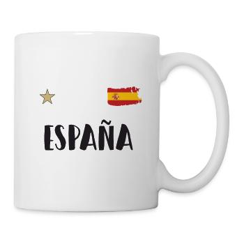Spanien Fußball Trikot Spanische Flagge - Tasse - Weiß - Rechts