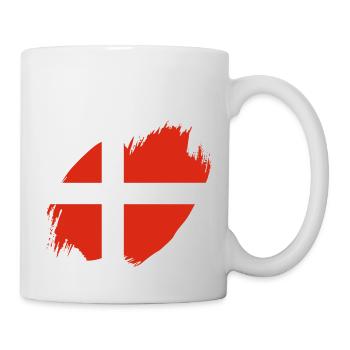 Denmark Flag Scandinavia Danish Flag Travel - Mug - white - Right