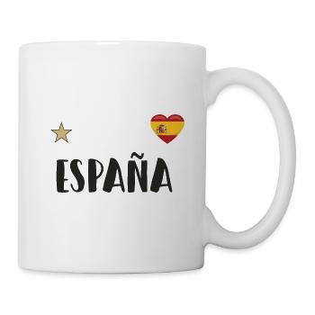 Spanien Fußball Trikot Spanische Flagge - Tasse - Weiß - Rechts